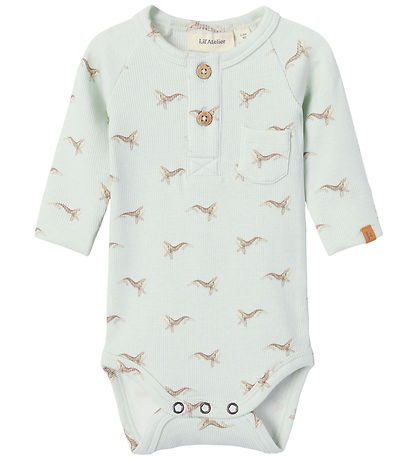 Lil' Atelier Bodysuit l/s - Noos - Rib - NbmGavo - Murmur/Whale Lil' Atelier Bodysuit l/s - Noos - Rib - NbmGavo - Murmur/Whale