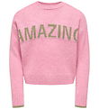 Kids Only Blouse - Knitted - KogAmour - Sea Pink/Amazing/Mermaid