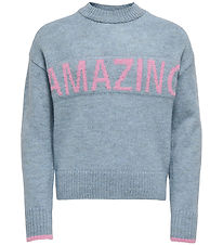 Kids Only Blouse - Knitted - KogAmour - Arona/Amazing/Mauve Orch Kids Only Blouse - Knitted - KogAmour - Arona/Amazing/Mauve Orch