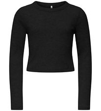 Kids Only Blouse - KogBina - Rib - Black Kids Only Blouse - KogBina - Rib - Black