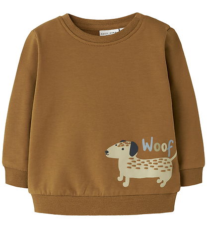 Name It Sweatshirt - NbmVonne - Gummi/Dog Name It Sweatshirt - NbmVonne - Gummi/Dog