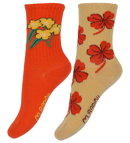 Mini Rodini Sokken - 6-pack - Clover - Multi Mini Rodini Sokken - 6-pack - Clover - Multi