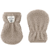 Mini A Ture Mittens - Teddy Fleece - MatWolmer - Grey Brown Mini A Ture Mittens - Teddy Fleece - MatWolmer - Grey Brown