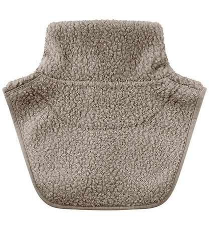 Mini A Ture Neck Warmer - Teddy Fleece - MatAkton - Grey Brown