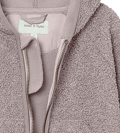 Mini A Ture Fleecejacke - MatLiff - Zink Purple