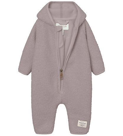 Mini A Ture Fleece Suit - MatAdel - Zinc Purple