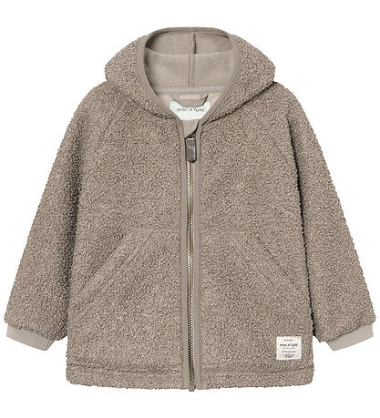 Mini A Ture Fleece Jacket - FoodLiff - Grey Brown Mini A Ture Fleece Jacket - FoodLiff - Grey Brown