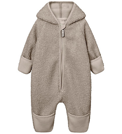 Mini A Ture Flísgalli - MatAdel - Grey Brown