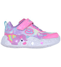 Skechers Shoes w. Light - Unicorn Charm - Pink/Multi Skechers Shoes w. Light - Unicorn Charm - Pink/Multi