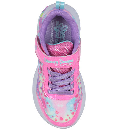 Skechers Shoes w. Lights - Unicorn Dreams - Pink/Multi Skechers Shoes w. Lights - Unicorn Dreams - Pink/Multi