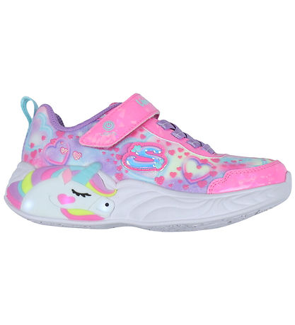 Skechers Shoes w. Lights - Unicorn Dreams - Pink/Multi Skechers Shoes w. Lights - Unicorn Dreams - Pink/Multi