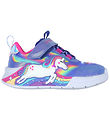 Skechers Schoenen m. Licht - Unicorn Chaser - Blauw/Multi Skechers Schoenen m. Licht - Unicorn Chaser - Blauw/Multi