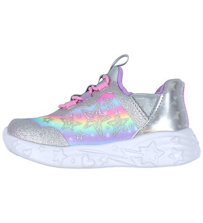Skechers Skór M. Ljós - Unicorn Sjarma - Silfur/Multi
