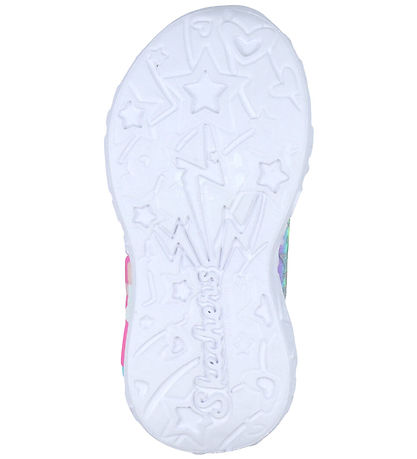 Skechers Skór M. Ljós - Unicorn Sjarma - Silfur/Multi