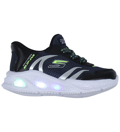 Skechers Skór M. Ljós - Loftsteinaljós - Dökkblátt/Svart