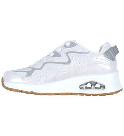 Skechers Shoes - Wavy Shimmer - White/Silver Skechers Shoes - Wavy Shimmer - White/Silver