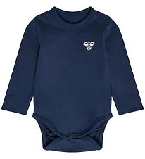 Hummel Bodysuit l/s - hmlMini - Dress Blues Hummel Bodysuit l/s - hmlMini - Dress Blues