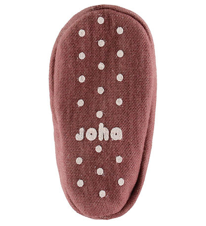 Joha Booties - 2-layer - Wool/Bamboo - Dark Rose