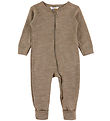 Joha Strampler - Wolle/Seide - Beige Melange Joha Strampler - Wolle/Seide - Beige Melange