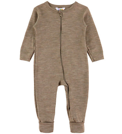 Grenouillère Joha - Laine/Soie - Beige Melange Grenouillère Joha - Laine/Soie - Beige Melange