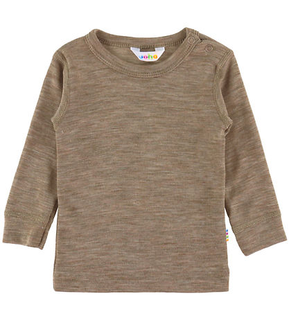 Joha Blouse - Wool/Silk - Beige Melange