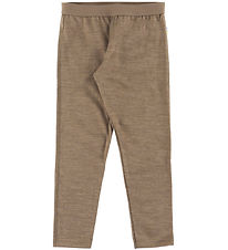 Joha Leggings - Wool/Silk - Beige Melange Joha Leggings - Wool/Silk - Beige Melange