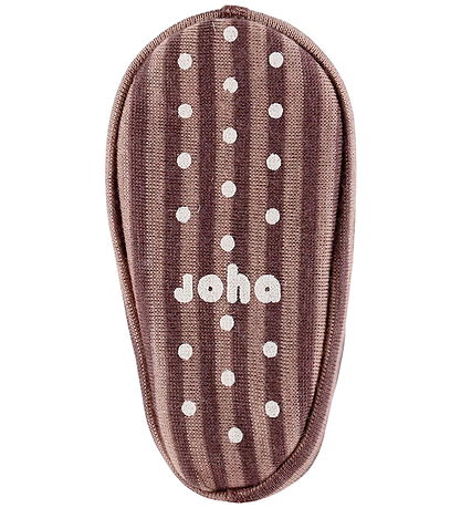 Joha 아기 부티 - 2겹 - 울 - 로즈 포함 스트라이프