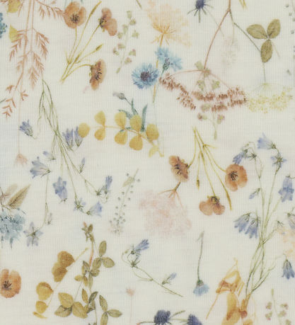 Sous-pull Joha - Laine - Off White av. Fleurs