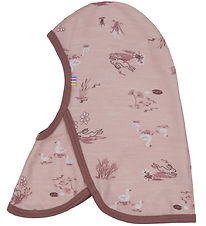 Joha Babymuts - 1-lag - Wol/Bamboe - Roze m. Print Joha Babymuts - 1-lag - Wol/Bamboe - Roze m. Print