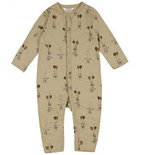 Joha Jumpsuit - Wool - Beige w. Rabbits Joha Jumpsuit - Wool - Beige w. Rabbits