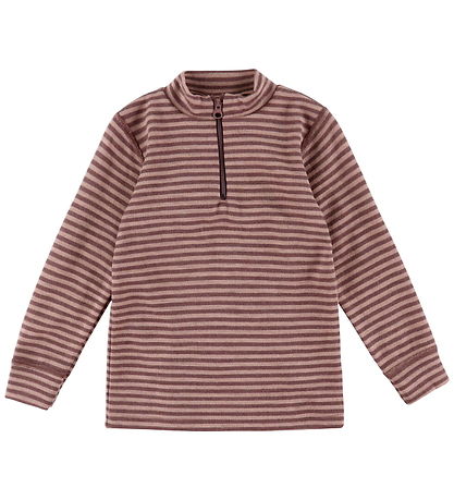 Joha Blouse - Wool - Rose w. Stripes Joha Blouse - Wool - Rose w. Stripes