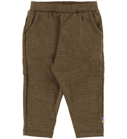 Joha Trousers - Wool/Silk - Brown Melange Joha Trousers - Wool/Silk - Brown Melange