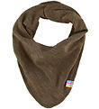Joha Teething Bib - Wool/Silk - Brown Melange Joha Teething Bib - Wool/Silk - Brown Melange