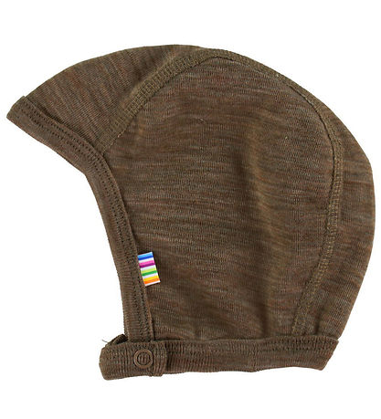 Joha Baby Hat - Wool/Silk - Brown Melange