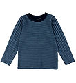 Joha Blouse - Wol - Blauw m. Strepen Joha Blouse - Wol - Blauw m. Strepen