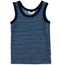 Joha Undershirt - Wool - Blue w. Stripes Joha Undershirt - Wool - Blue w. Stripes