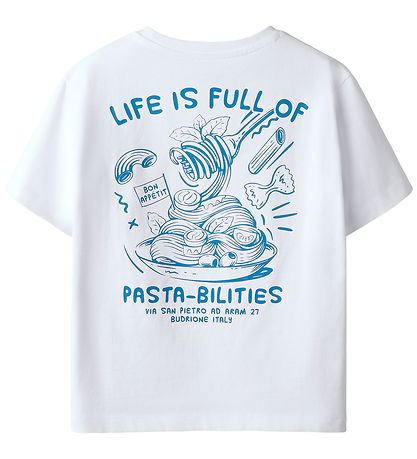 T-Shirt Name It - NkmFrédérik - Bright White av. Imprimé T-Shirt Name It - NkmFrédérik - Bright White av. Imprimé
