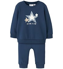 Name It Sweat Set - NbmVonne - Insignia Blue/Stars