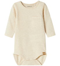 Name It Bodysuit l/s - NbmNote - Peyote Melange Name It Bodysuit l/s - NbmNote - Peyote Melange