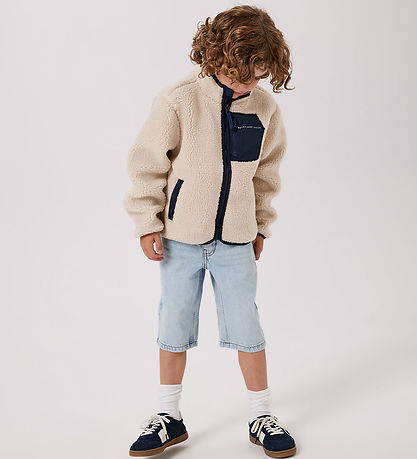 Veste polaire Name It - NknMattia - Moonbeam/Dark Sapphire Veste polaire Name It - NknMattia - Moonbeam/Dark Sapphire