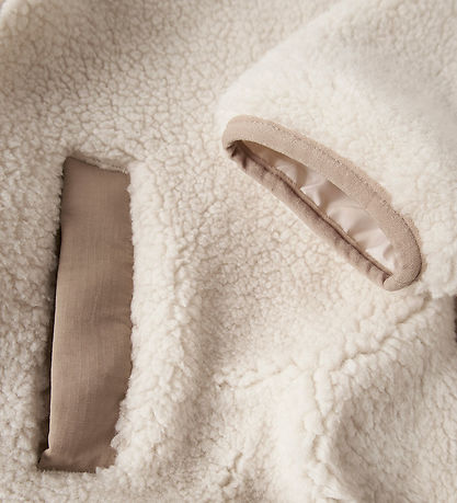 Name It Fleece Jacket - NknMattia - Moonbeam/Savannah Tan