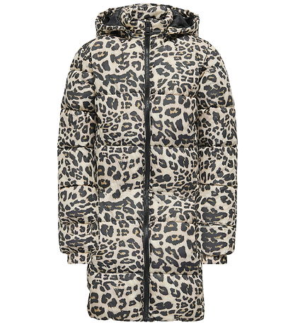 Kids Only Paddet Jacket - KogDalia - Silver Mink/Leo Kids Only Paddet Jacket - KogDalia - Silver Mink/Leo