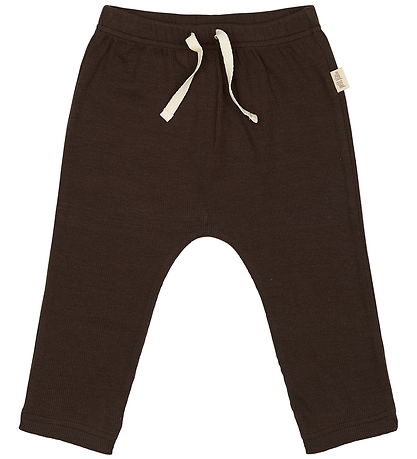 Pantalon Petit Piao - Rib - Modal - Grain de café Pantalon Petit Piao - Rib - Modal - Grain de café