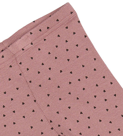 Petit Piao Leggingsit - Joustinneule - Modal - Nostalginen Rose/