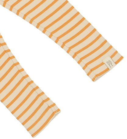 Petit Piao Leggings - Rib - Modal - Sunflower/Off White Petit Piao Leggings - Rib - Modal - Sunflower/Off White