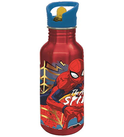 Spider-Man Water Bottle - Alu - 545 mL - Red/Blue Spider-Man Water Bottle - Alu - 545 mL - Red/Blue