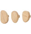 Bloomingville Wall Hooks - Conor - 3 pcs - Natural Bloomingville Wall Hooks - Conor - 3 pcs - Natural