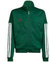 adidas Performance Neuletakki - Tiron talo - Dark Green/Core Wh adidas Performance Neuletakki - Tiron talo - Dark Green/Core Wh