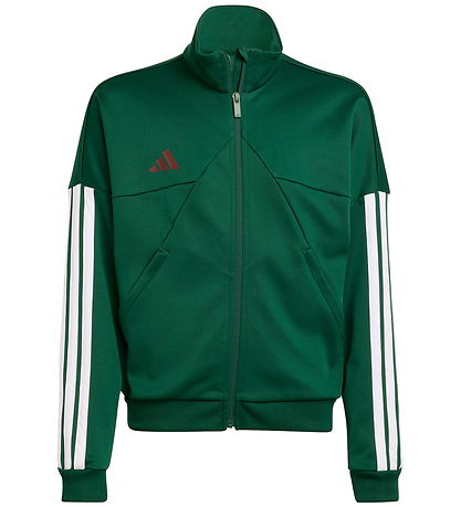 adidas Performance Cardigan - House Of Tiro - Dark Green/Core Wh adidas Performance Cardigan - House Of Tiro - Dark Green/Core Wh