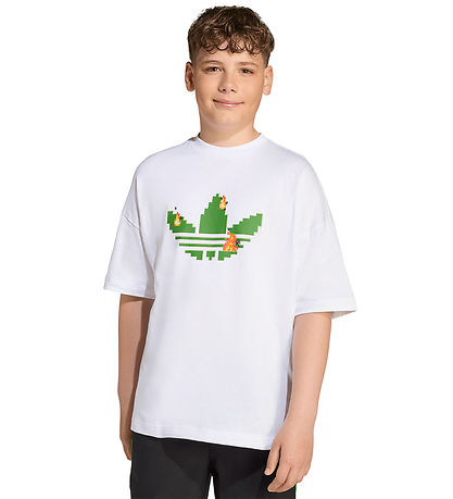 adidas Originals T-shirt - White w. Minecraft